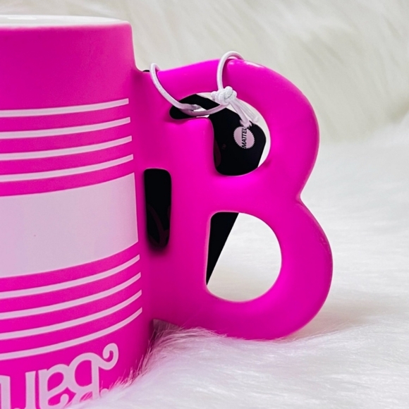 Barbie Classic Hot Pink Oversized Ceramic Mug - Picture 2 of 9